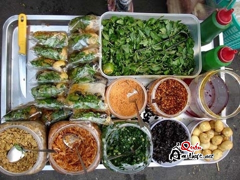 ăn vặt, món ăn, vỉa hè, Sài Gòn