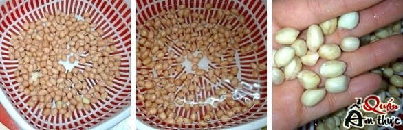 xoi-dau-phong Cách nấu xôi đậu phộng ngon bằng nồi cơm điện